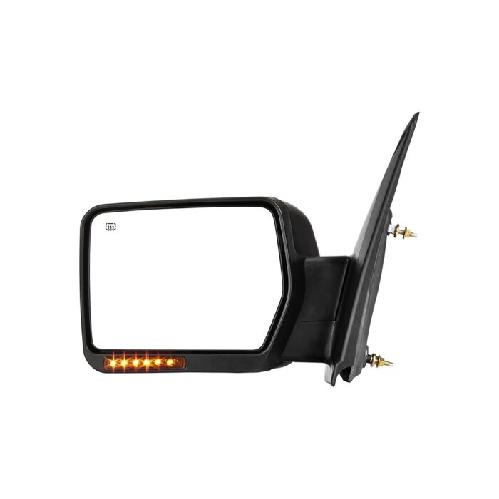 ⁦Manual Door Mirror For Honda Civic, Black Textured⁩ - الصورة ⁦2⁩