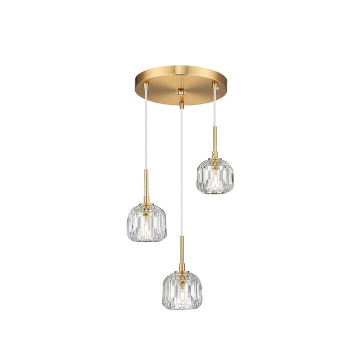 ⁦Howard Chandelier Six Long Arms – Gunmetal⁩ - الصورة ⁦2⁩